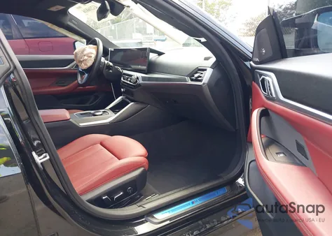 2024 BMW I4 M50 from USA, damaged, VIN WBY33AW06RFS58100